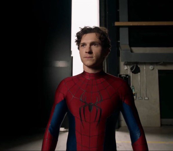 Tom Holland as MCU Spider-Man on set for Spider-Man: Brand New Day. Photo Credit- DiscussingFilm/X