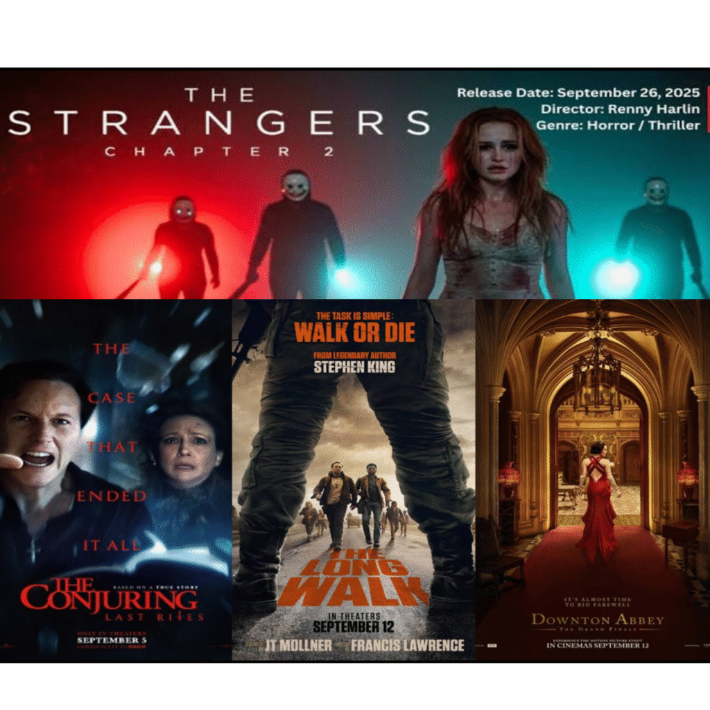Most anticipated movies coming out in September, 2025. Photo Credit- Author's collage