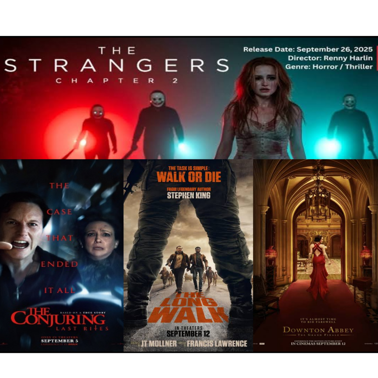 Most anticipated movies coming out in September, 2025. Photo Credit- Author's collage