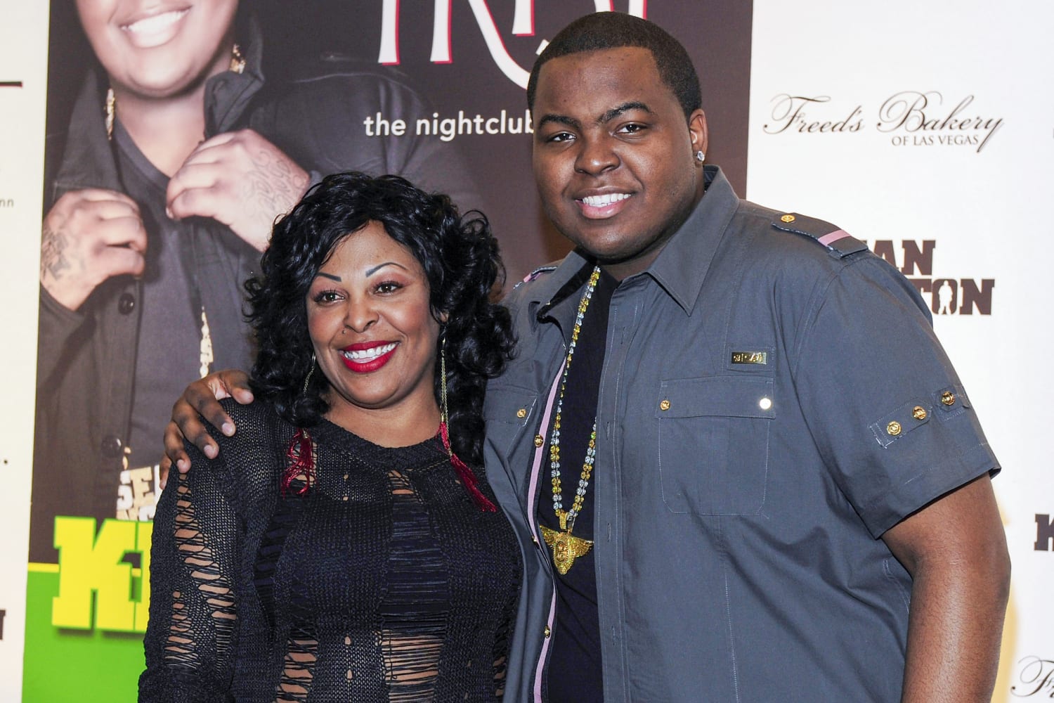 Sean Kingston and mother Janice Turner in 2011 in Las Vegas.