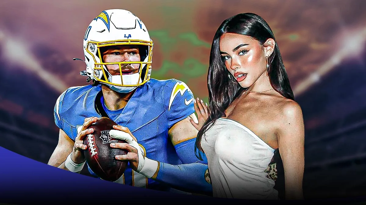 Chargers’ Justin Herbert fuels romance rumors after being seen with singer Madison Beer.