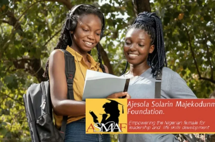 ASMAF Scholarship for Nigerian Undergraduates 2025 | How to apply