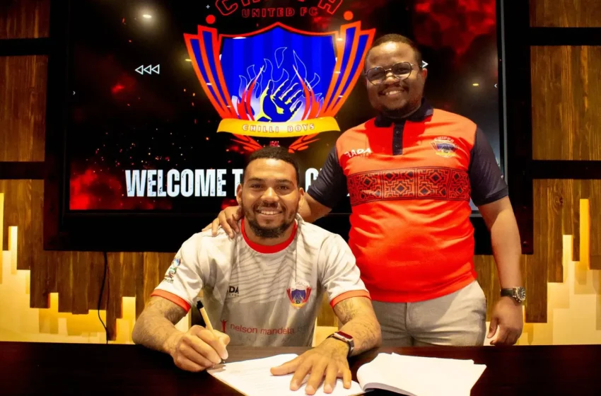 Justice Figareido unveiled as Chippa United’s new signing