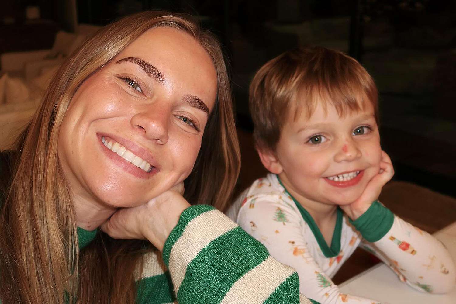 Emilie Kiser with her late son Trigg before his tragic passing.