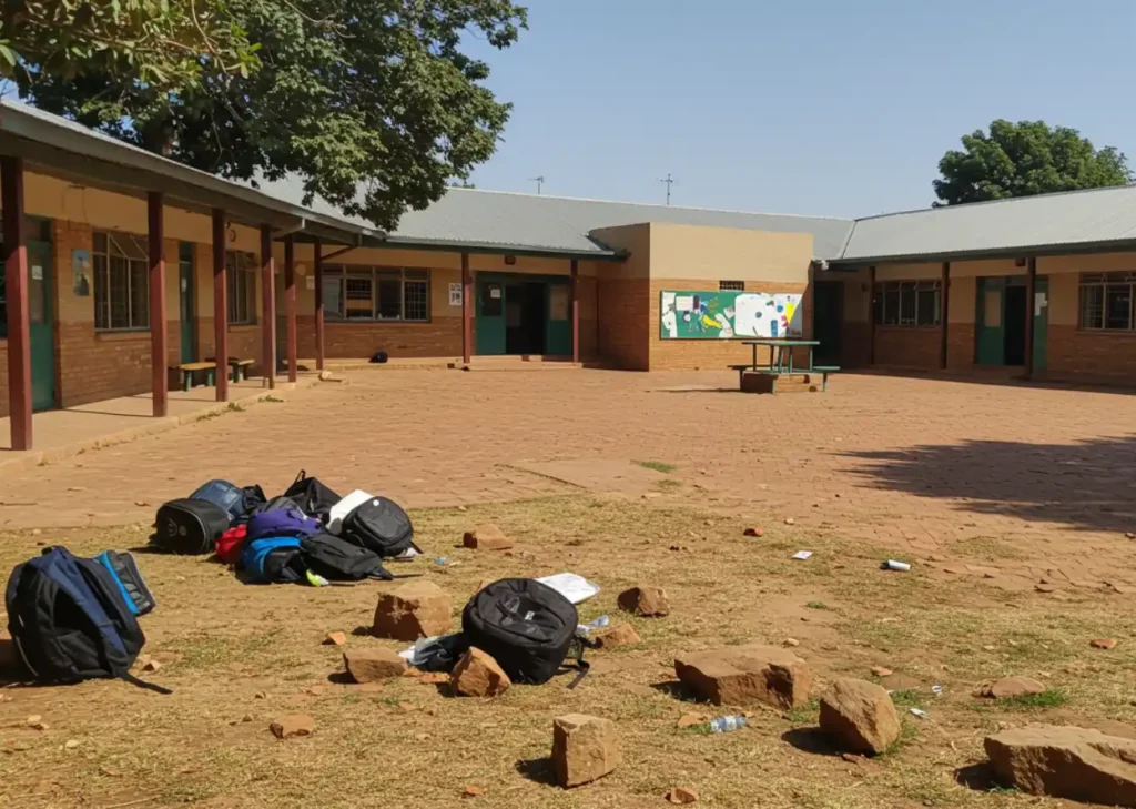School violence in Gauteng: Roodepoort principal injured during clash between pupils from rival schools.