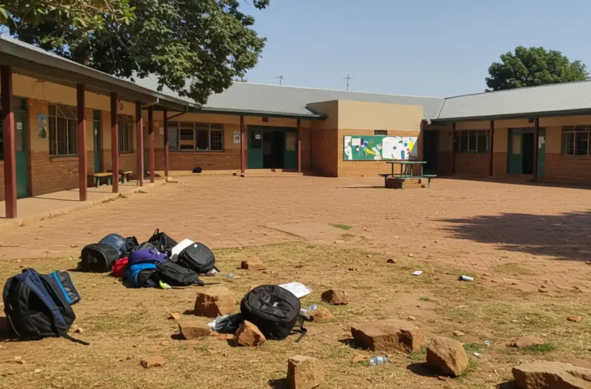 School violence in Gauteng: Roodepoort principal injured during clash between pupils from rival schools.