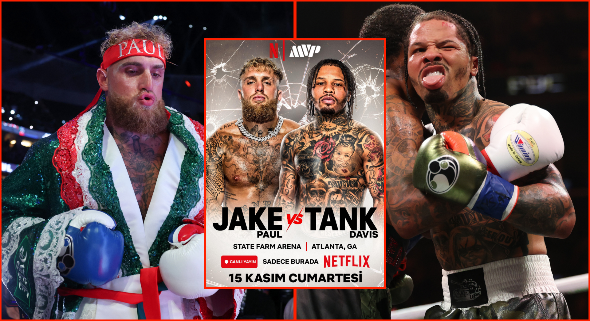 Jake Paul and Gervonta “Tank” Davis boxing exhibition on Netflix