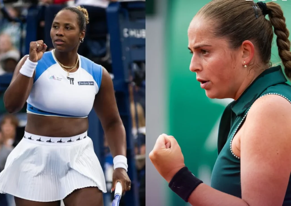 Jelena Ostapenko and Taylor Townsend