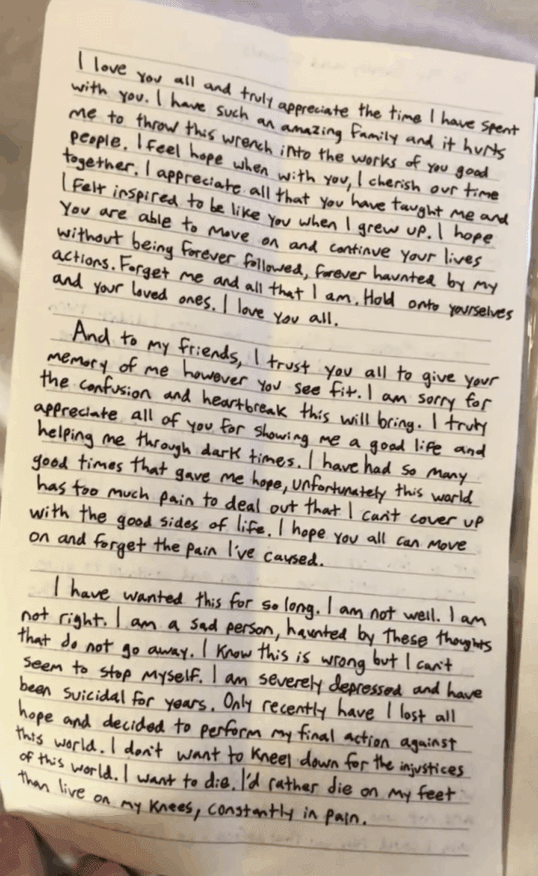 Robin Westman Manifesto Page 2