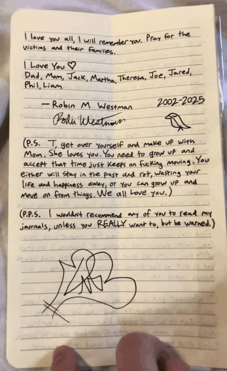 Robin Westman Manifesto Page 4