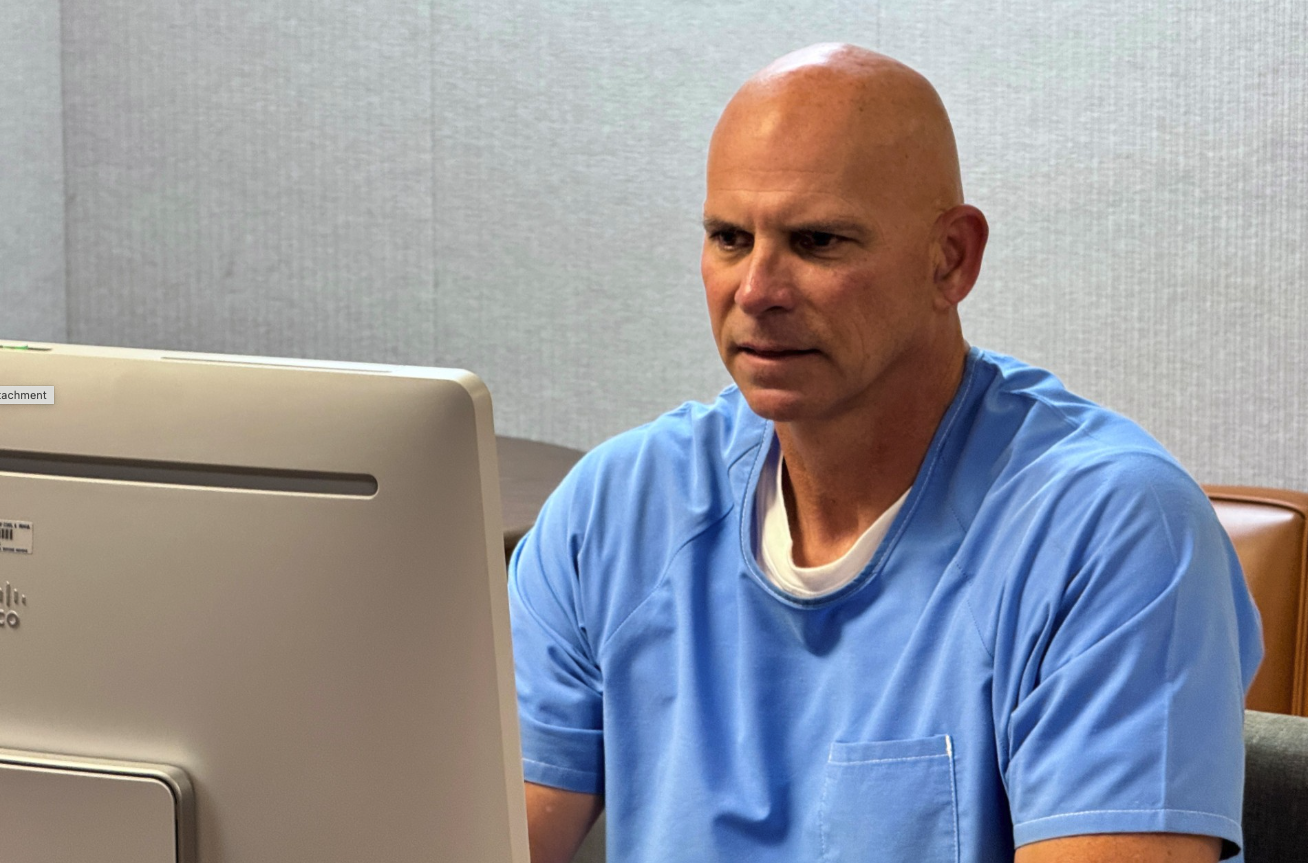 Lyle Menendez appears virtually before parole board in San Diego hearing.