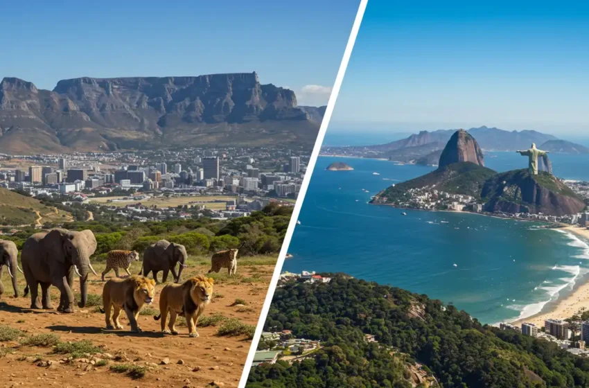 South Africa vs Brazil: Why more travellers are choosing the smaller country over the larger one.