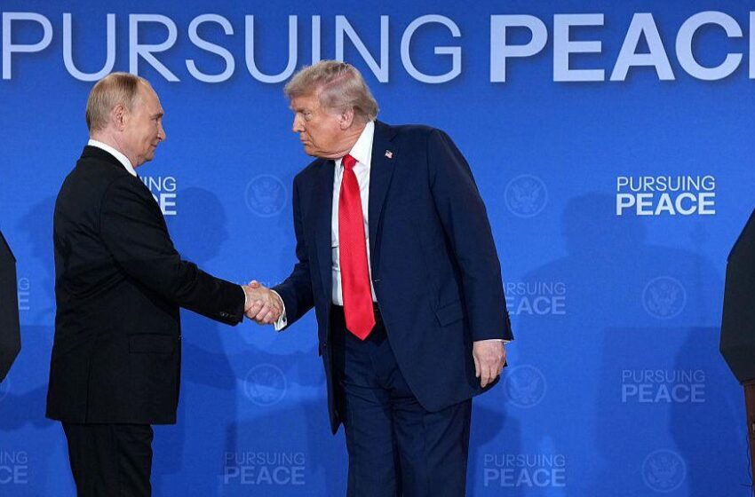 Putin and Trump at the Alaska Summit