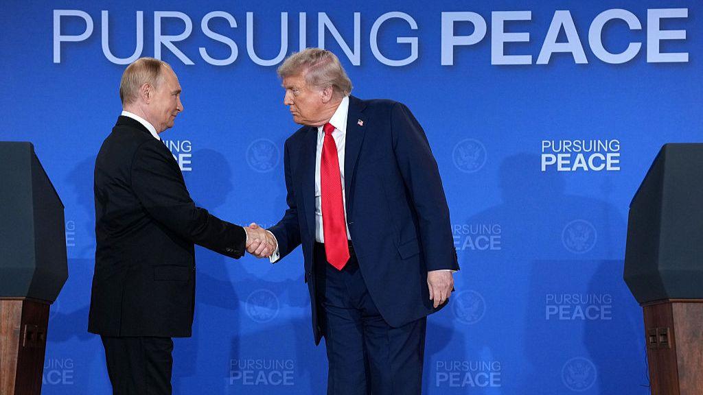 Putin and Trump at the Alaska Summit