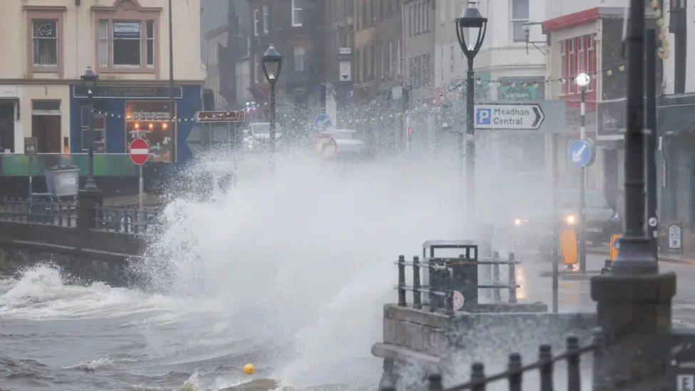 Storm Floris is expected to bring strong winds and heavy rain to the UK on Monday, with a yellow weather warning already issued for the northern half of the country. Photo credit: Reuters