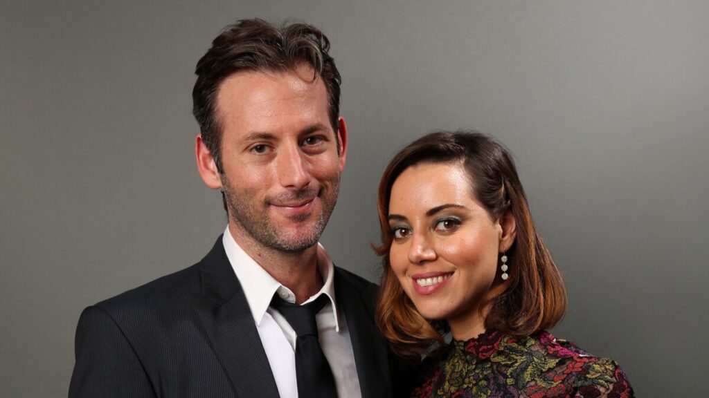 Aubrey Plaza and her husband, Jeff Baena