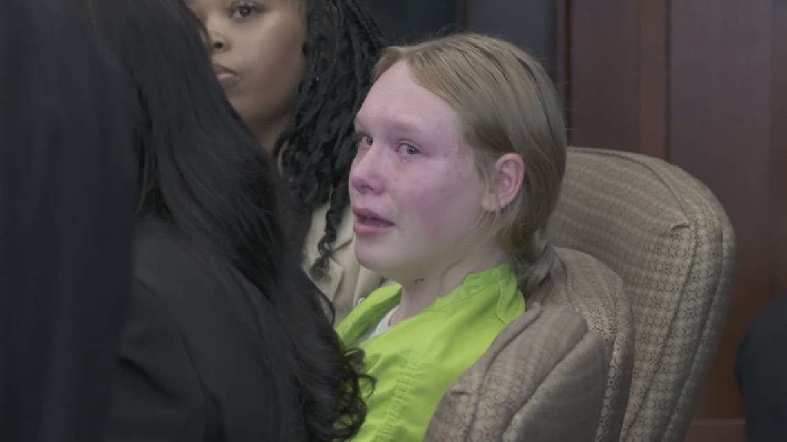 Sarah Grace Patrick appears in court for bond hearing.
