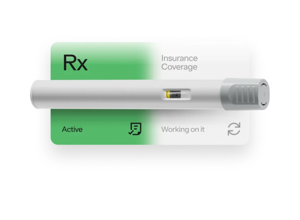 GLP-1 injection pen used in Ro's weight-loss program