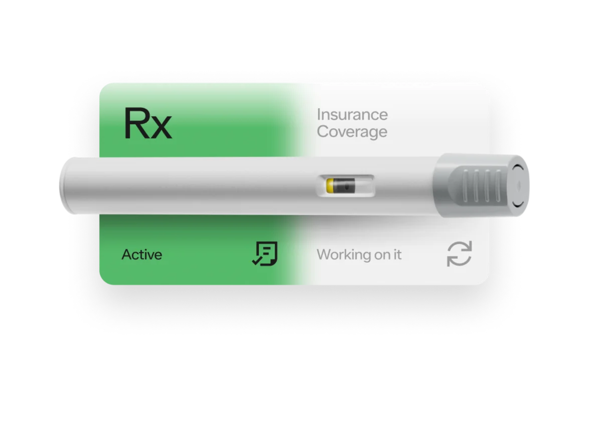 GLP-1 injection pen used in Ro's weight-loss program