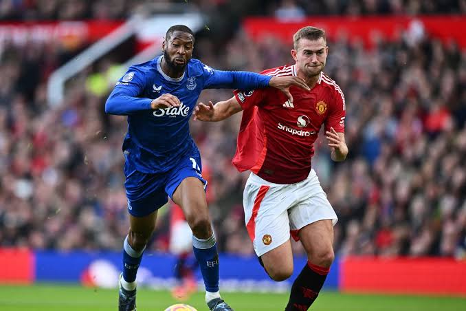 Manchester United vs Everton in 2024/25 EPL season. Photo Credit- Royal Blue Mersey