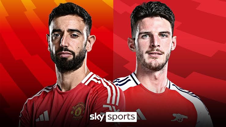Manchester United vs Arsenal in 2025/26 EPL season game week 1 match. Photo Credit- SkySports