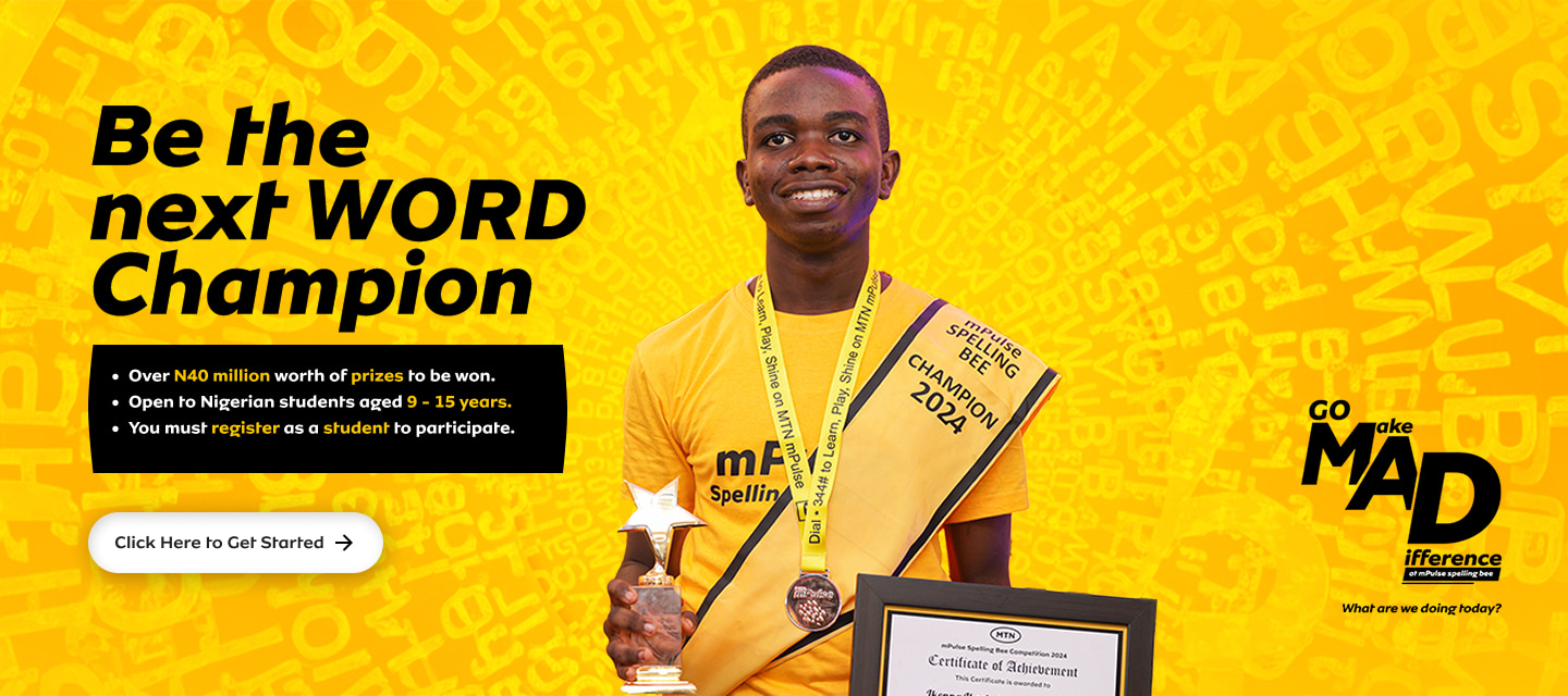 MTN mPulse Spelling Bee 2025. How to apply.