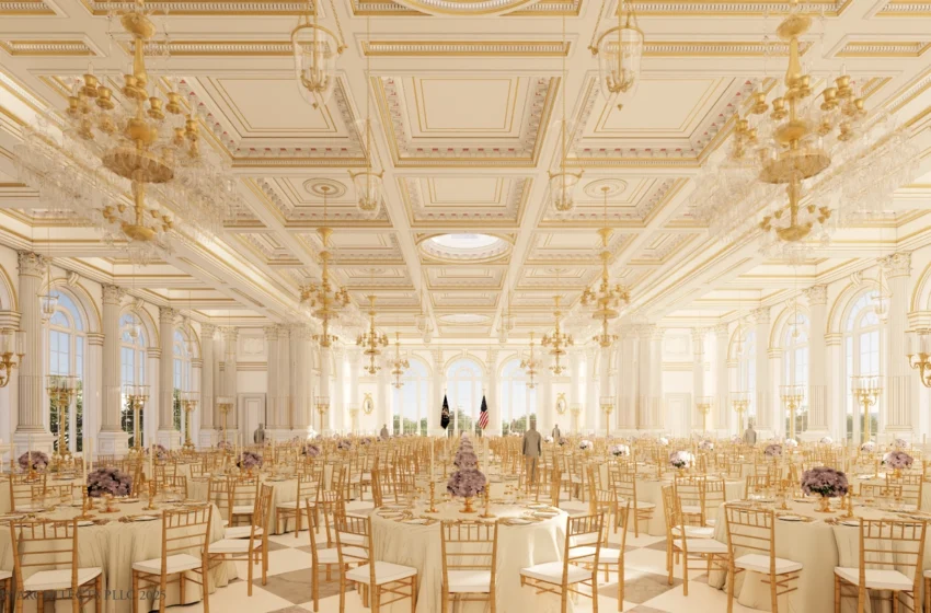  A grand vision: Why the white house ball­room costs $200 million