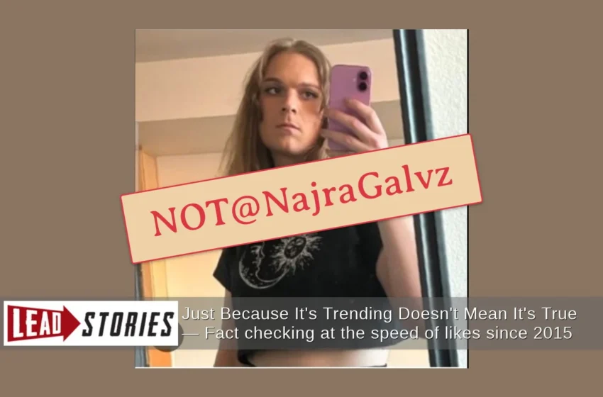  Viral selfie linked to Charlie Kirk shooter? Here’s the truth about the @NajraGalvz rumor