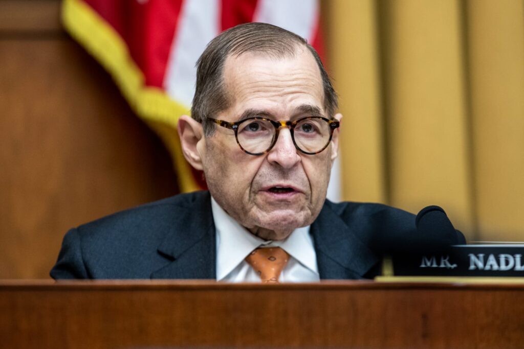 Rep. Jerrold Nadler, D-N.Y., during a House Judiciary Committee hearing at the U.S. Capitol on March 17, 2022. Credit: Amanda Andrade-Rhoades/The Washington Post via Getty Images file