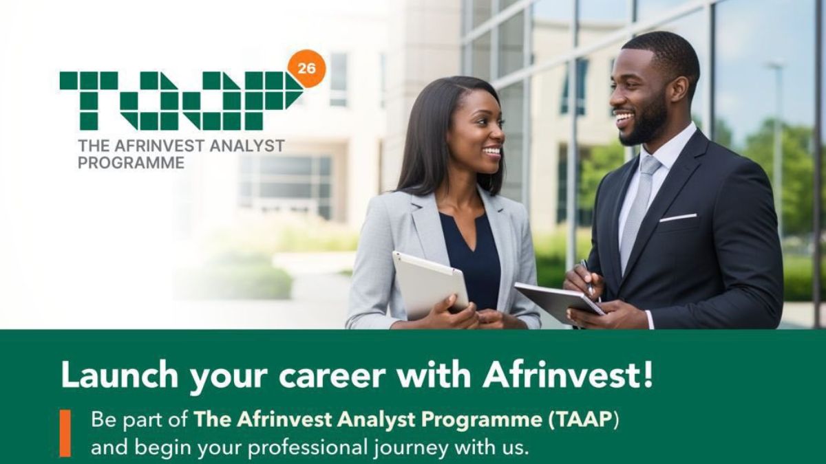  The Afrinvest Analyst Programme (TAAP) 2026: How to Apply