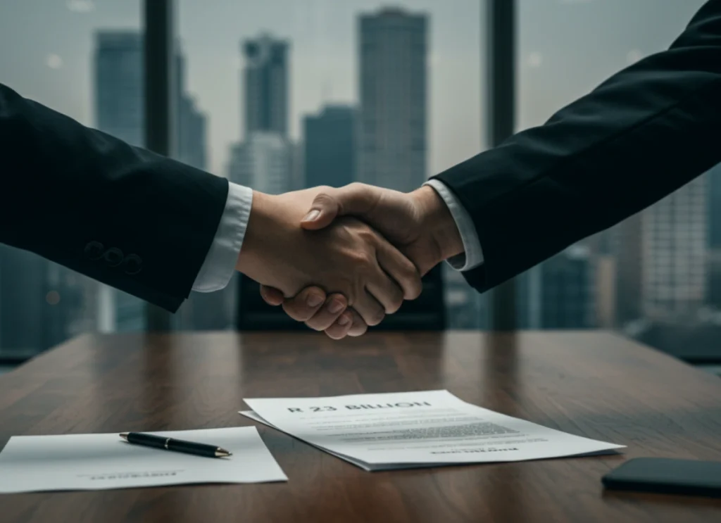 Barloworld Takeover Handshake