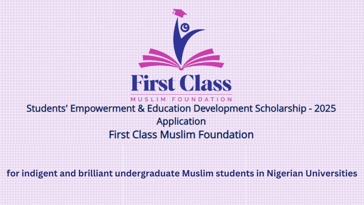 FCM Foundation Board Scholarship 2025 for Female Nigerian Muslim Undergraduates