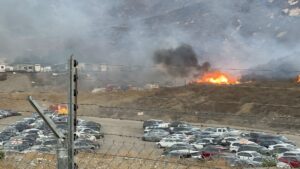Jurupa Valley Pyrite Fire Erupts: 400 Acres Burned, Evacuations Ordered as Blaze Pushes Toward Fontana