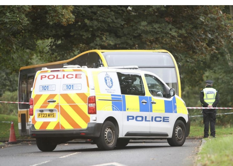  Police seal off Irvine street after woman found dead