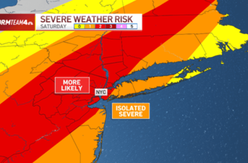  Severe thunderstorms put millions in Northeast USA on high alert