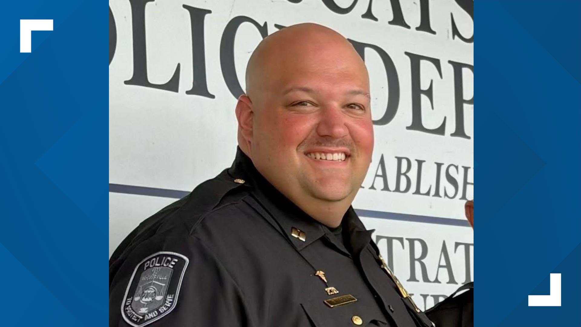 Injured police captain