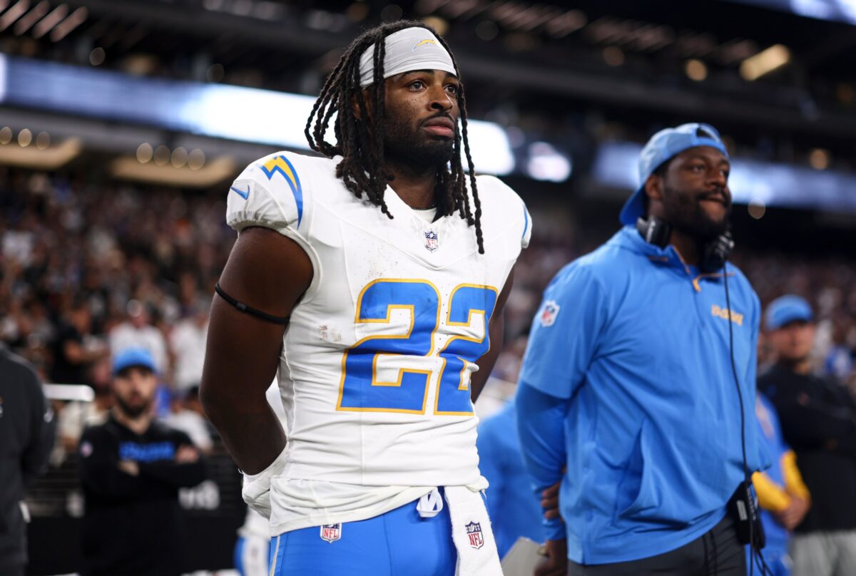 Los Angeles Chargers' star running back, Najee Harris. Image Credit: Getty Images