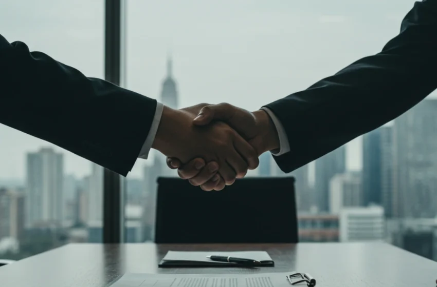 People shaking hands
