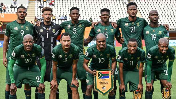 South Africa national team, Bafana Bafana. Photo Credit- ESPN Africa