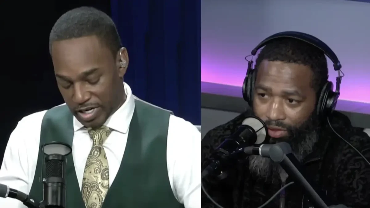 Adrien Broner clashes with Stat Baby on Cam’ron’s podcast.