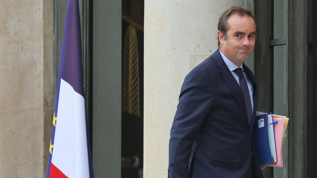 Sébastien Lecornu arrives at the Elysée Palace in Paris on 4 September 2025. © LUDOVIC MARIN / AFP
