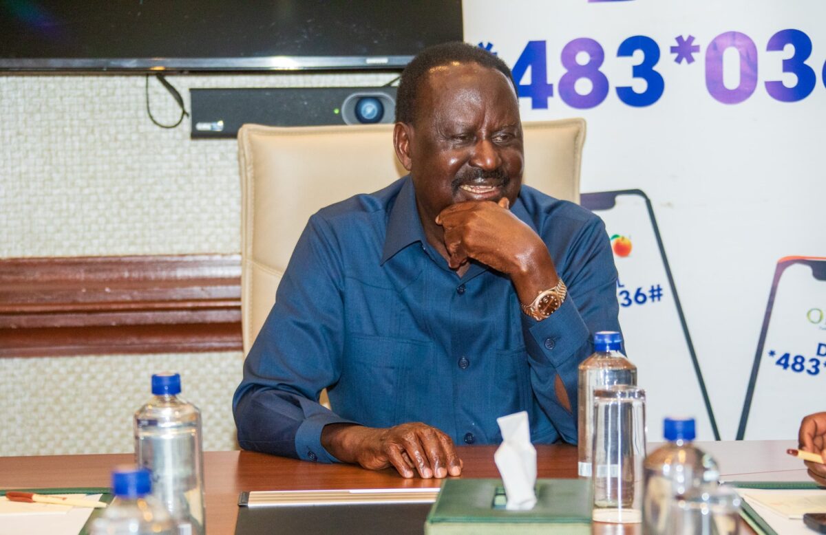 Raila Odinga, Kenya’s opposition leader and former Prime Minister.