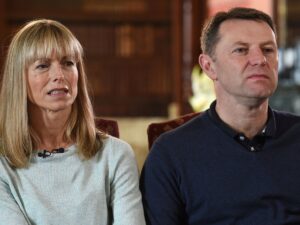 Kate and Gerry McCann: their daughter, Madeleine, disappeared on the evening of 3 May 2007. Image Credit: PA