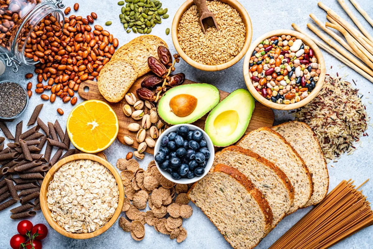 Fiber-rich foods include vegetables, fruits and whole grains. Image Credit: Getty Images