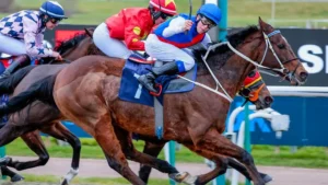 Tommie Jakes rides his first winner on Suzi's Connoisseur at Lingfield in March 2023Credit: Mark Cranham (racingpost.com/photos)