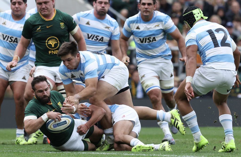 South Africa's Springboks vs Argentina's Pumas in Rugby championship. Photo Credit- SA Rugby Mag