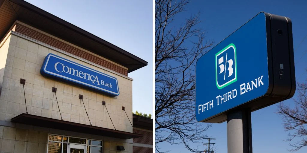 Comerica Bank to merge with Fifth Third, forming the 9th-largest U.S. lender