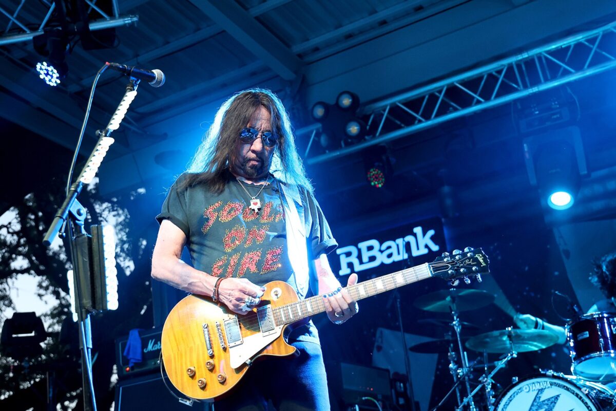 Ace Frehley performs in concert at Haute Spot Event Venue on July 13, 2023 in Cedar Park, Texas. Image Credit: Gary Miller/Getty Images
