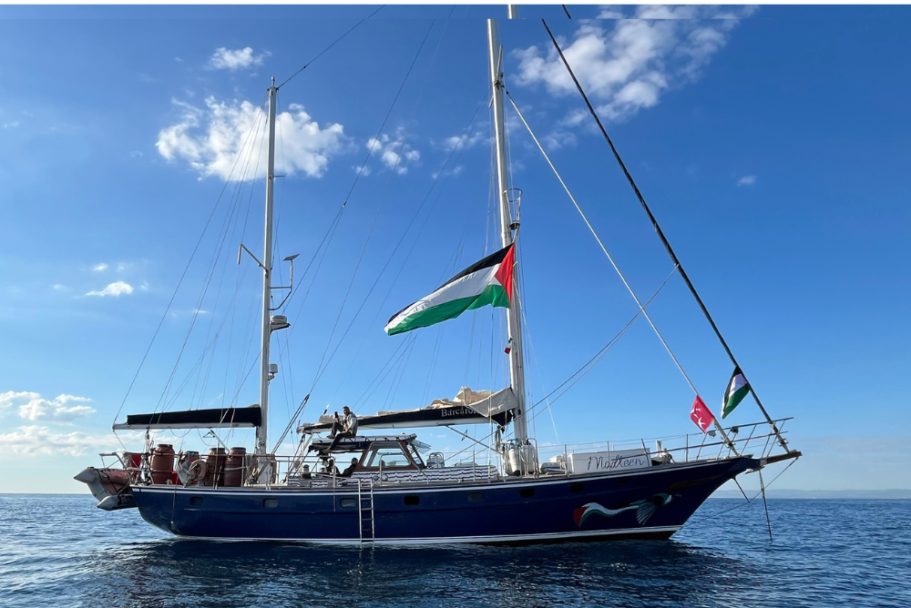 Global Sumud Flotilla challenged by Israeli navy