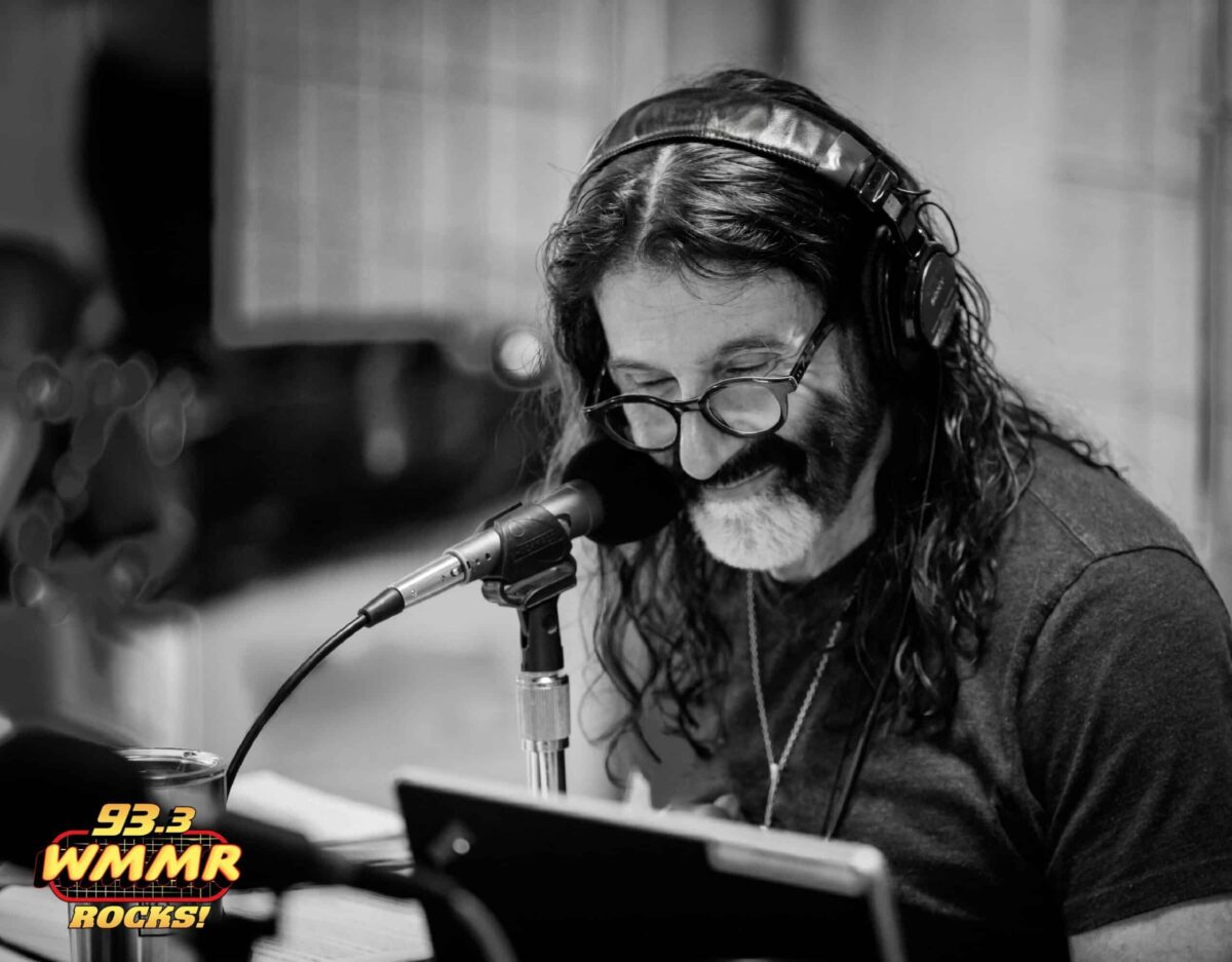 Pierre Robert on air at 93.3 WMMR